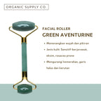 Facial Roller Green Aventurine