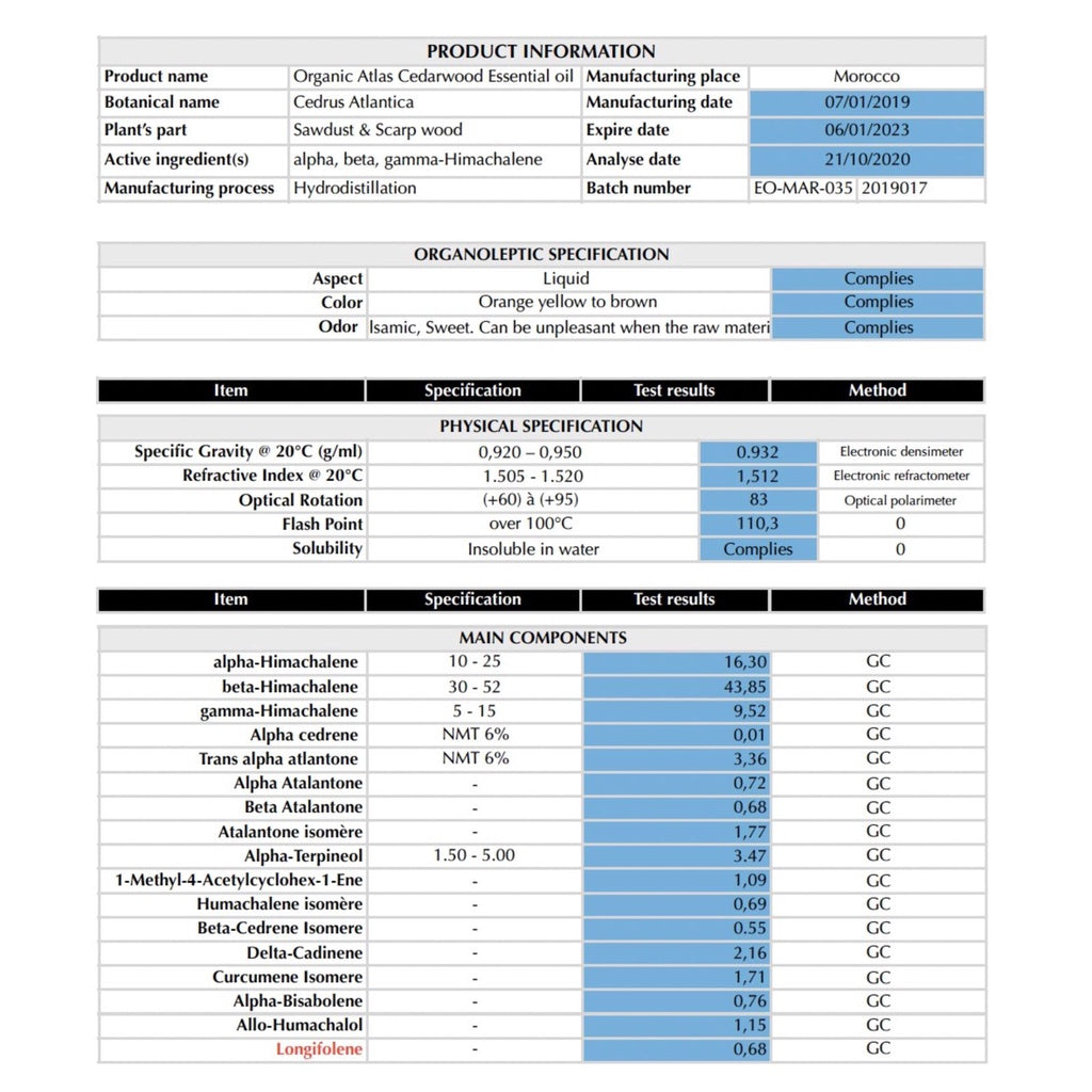 Cedarwood Essential Oil