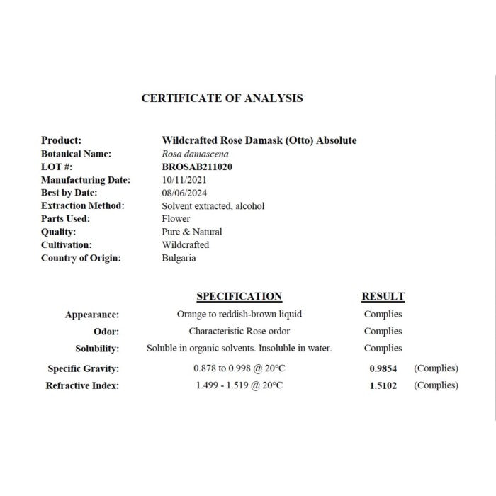 Rose Absolute Essential Oil