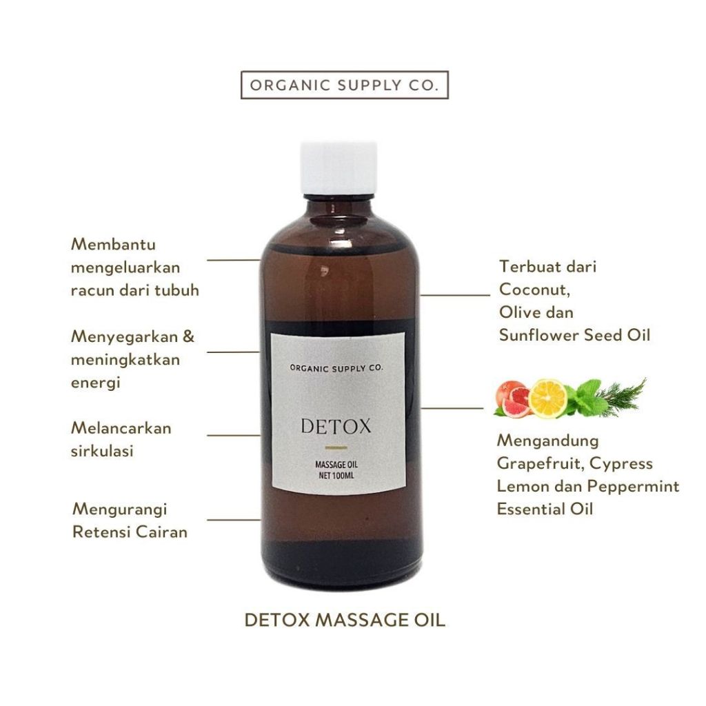 Aromatherapy Detox Massage Oil