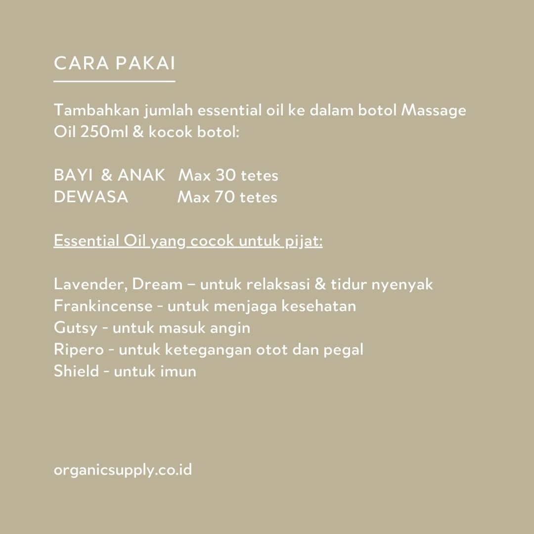 Organic Massage Oil Base