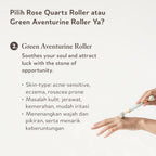 Facial Roller Green Aventurine