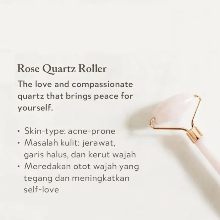 Facial Roller Rose Quartz