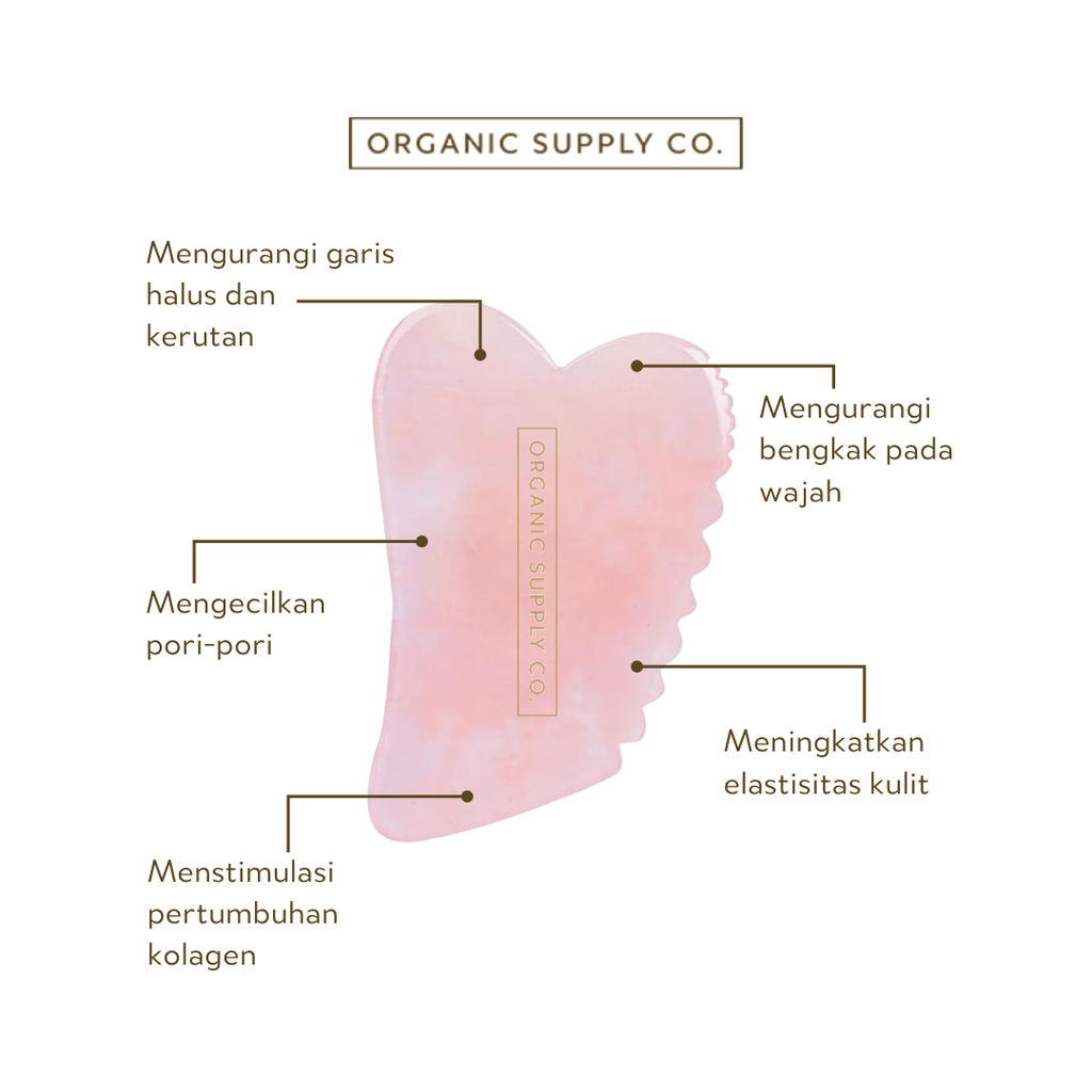 Rose Quartz Gua Sha