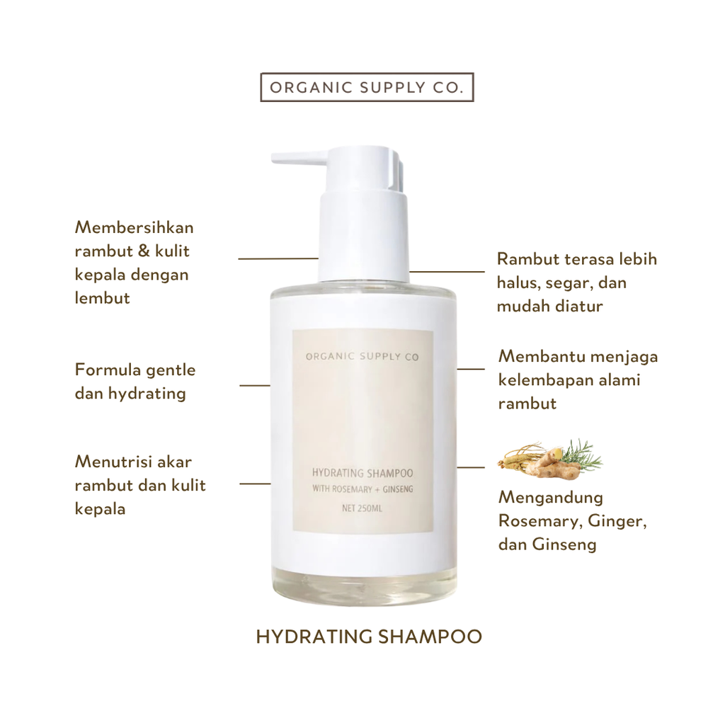 Hydrating Shampoo & Scalp Massage Silicon Bundle