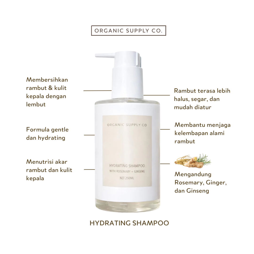 Hydrating Shampoo & Scalp Massage Silicon Bundle