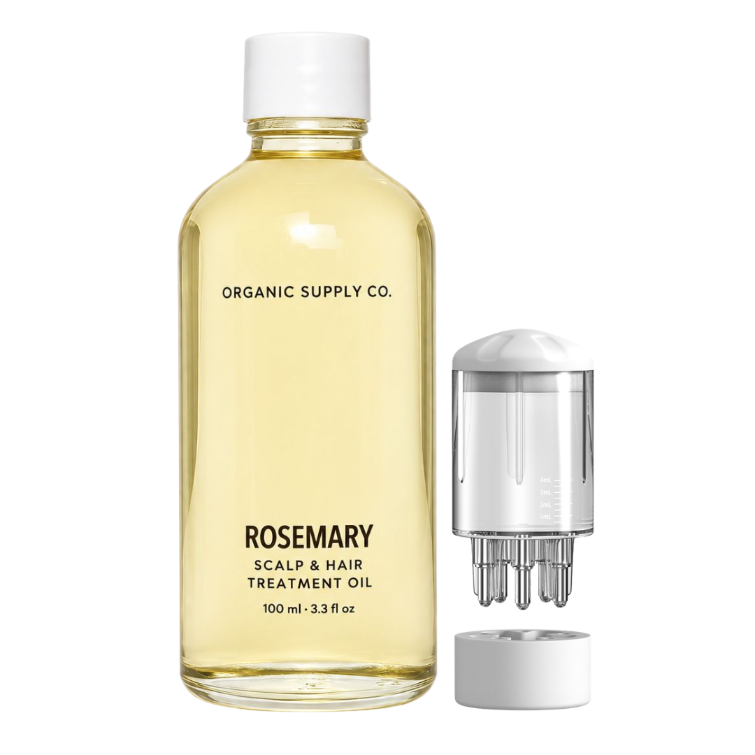Rosemary Scalp & Hair Treatment Oil + Scalp Massager Bundle